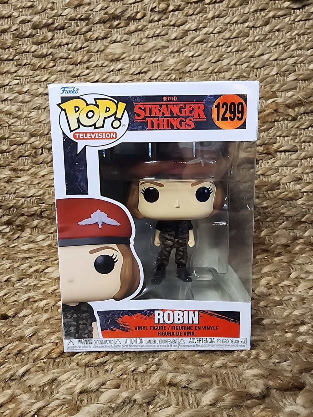 NEW! Funko Pop! Television Netflix Stranger Things #1299 Robin